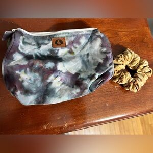 Ooakshell Tie-Dye Cosmetic Bag with Scrunchie